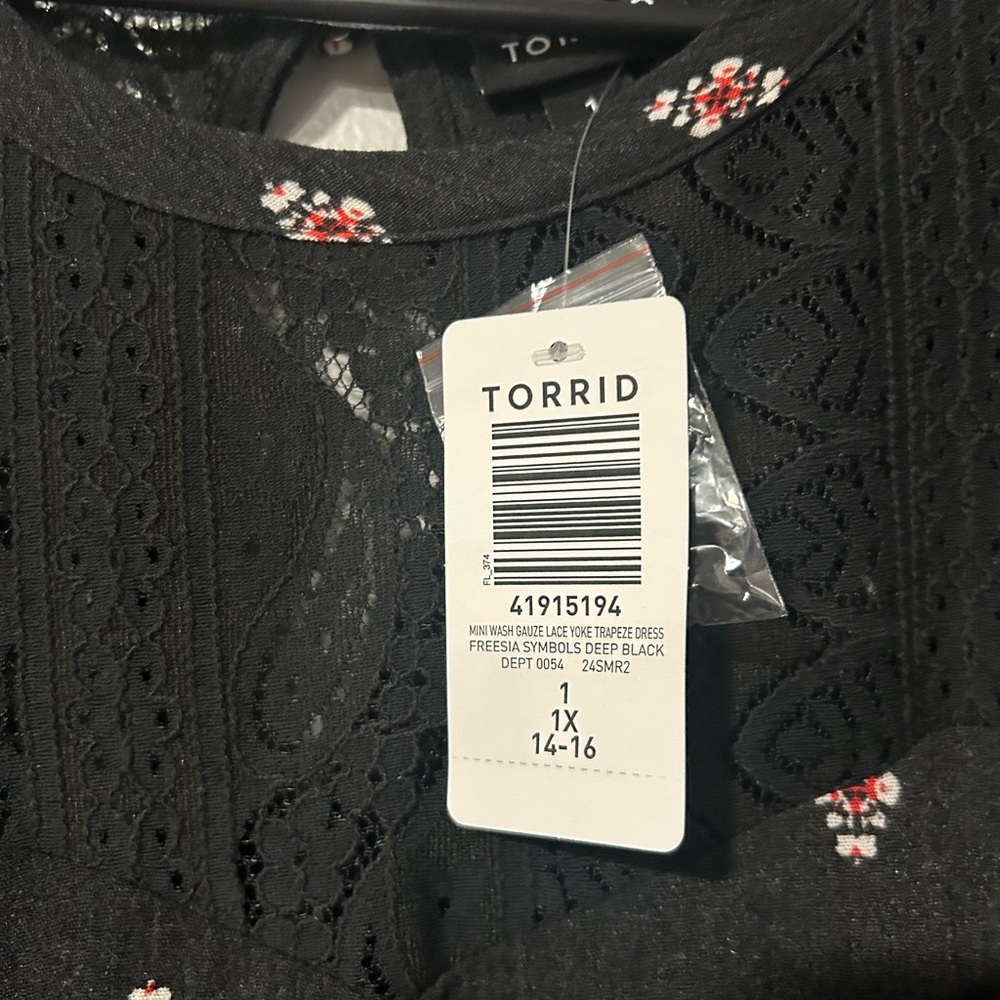 Black Floral Dress - Picture 2 of 2